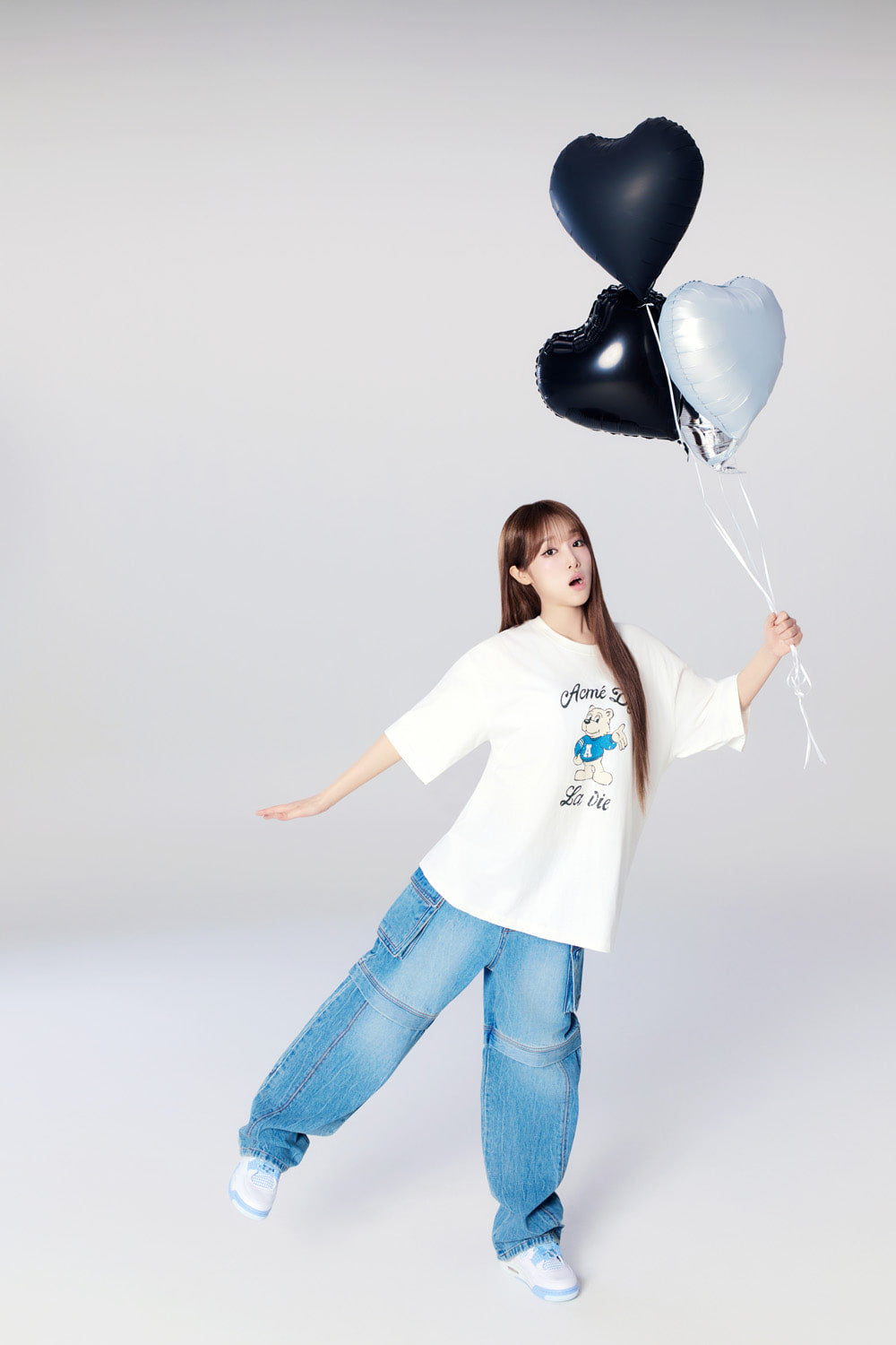 Yena x Adlv AC Bear Welcome Short Sleeve T-Shirt