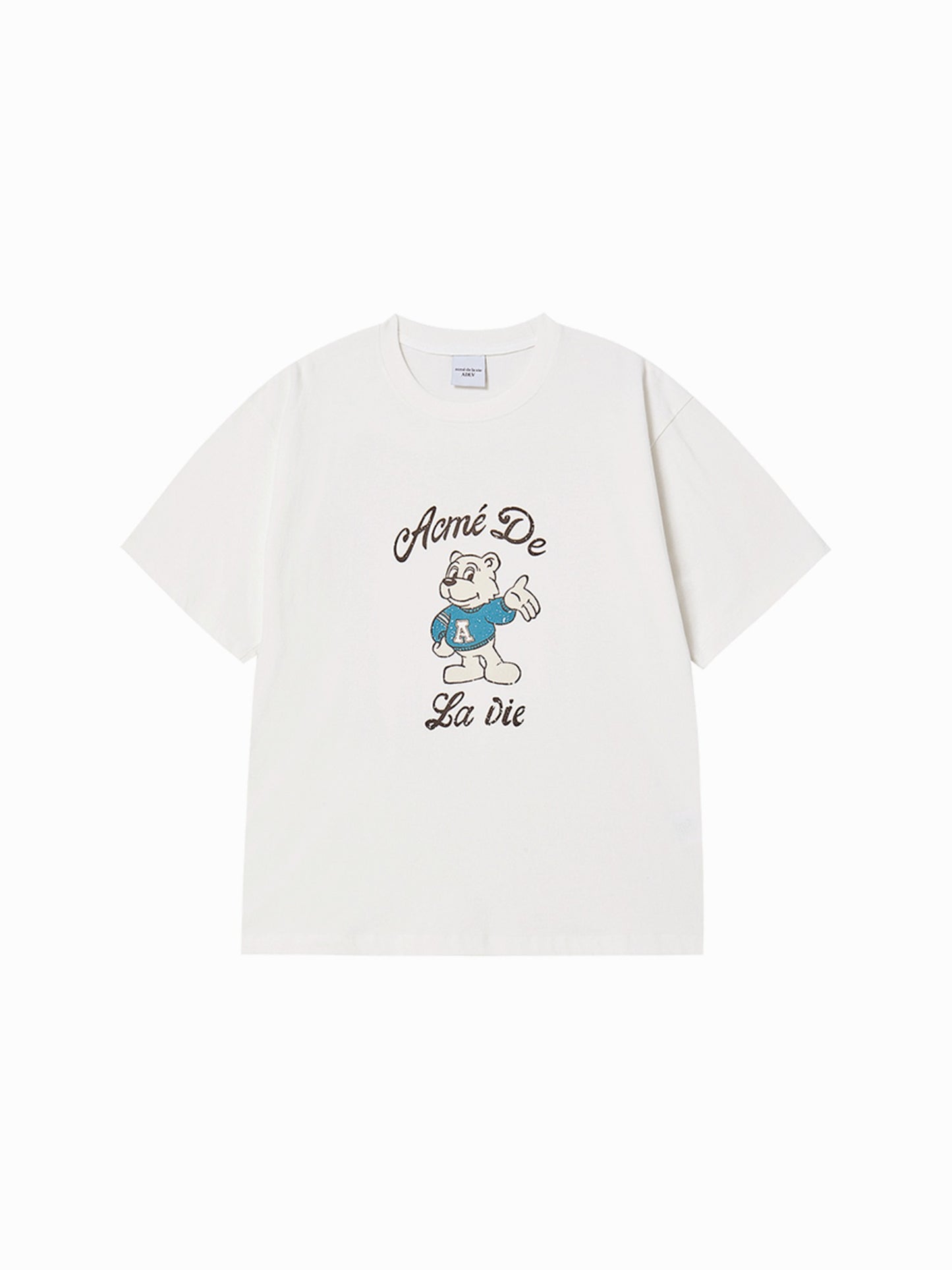 Yena x Adlv AC Bear Welcome Short Sleeve T-Shirt