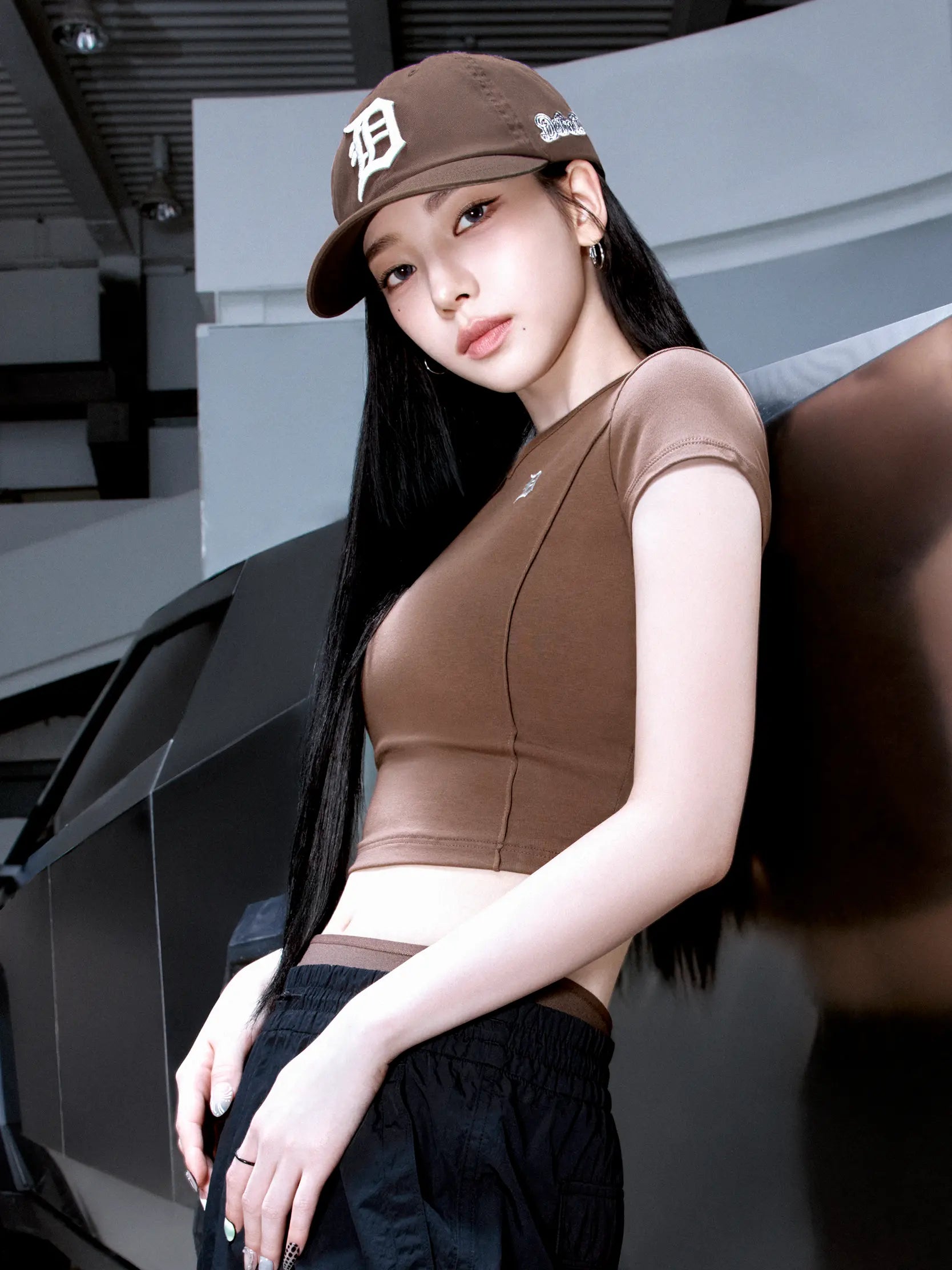 Aespa Karina Worn] 26 Summer MLB Women's Basic Slim Fit Short