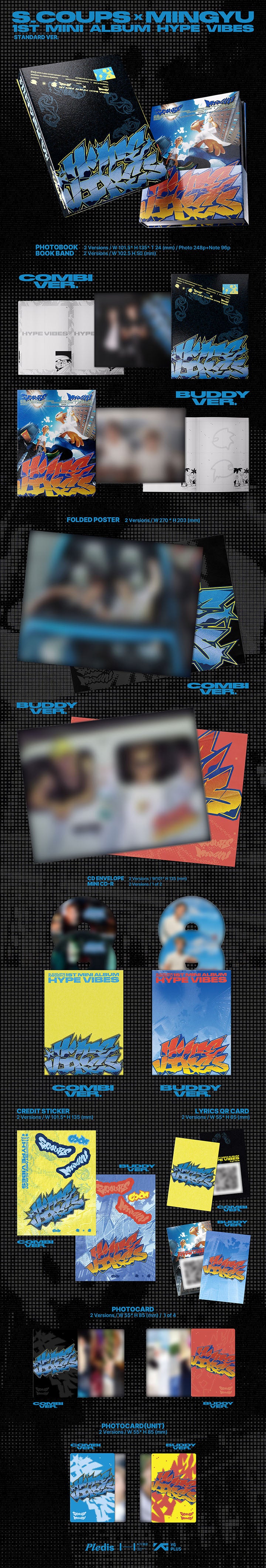S.Coups X Mingyu - HYPE VIBES / 1st Mini Album