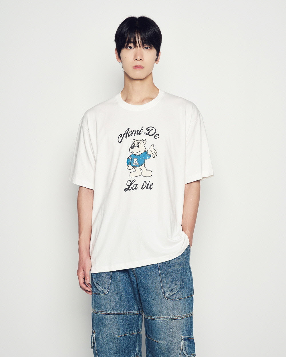 Yena x Adlv AC Bear Welcome Short Sleeve T-Shirt