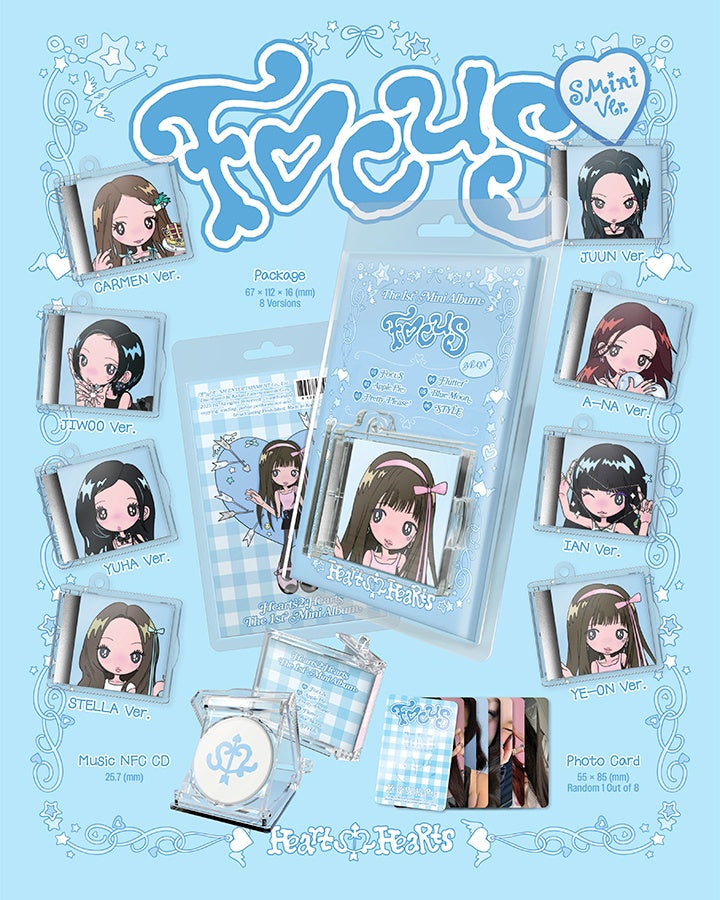 Hearts2Hearts -  'FOCUS'  The 1st Mini Album