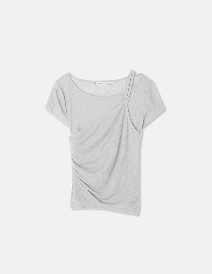 MIXXO - Layered Short Sleeve T-Shirt