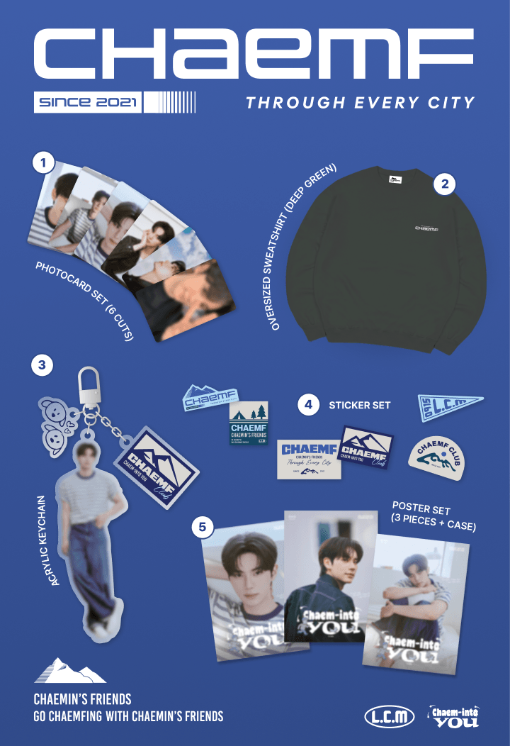 LEE CHAE MIN Chaem-into you'" FANMEETING TOUR Merch MD 2025