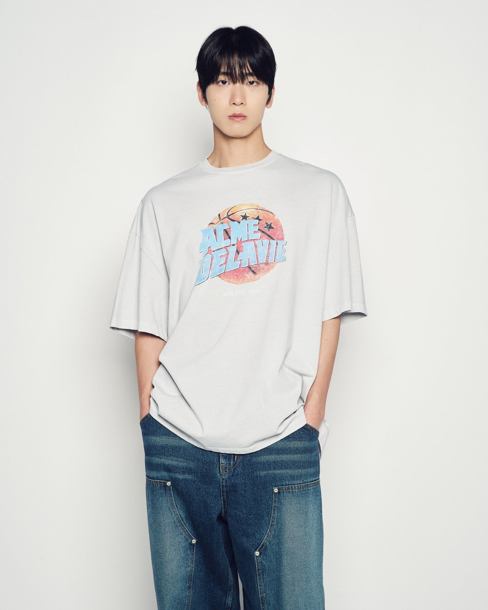 Yena x Adlv Basketball Pigment Short Sleeve T-Shirt