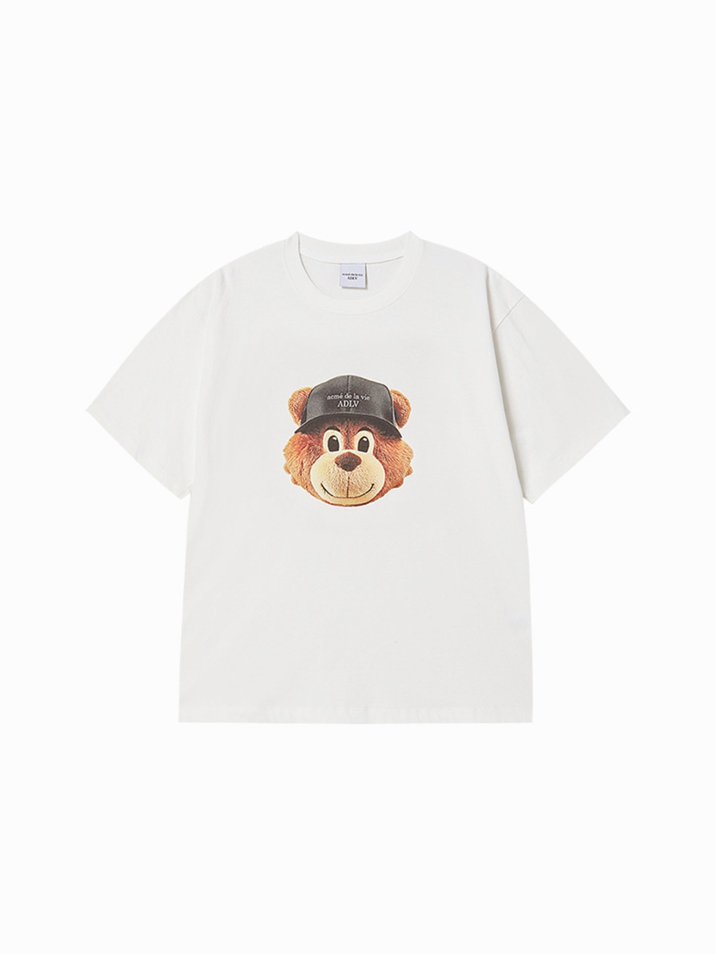 Yena x Adlv 3D AC Bear Face Short Sleeve T-Shirt