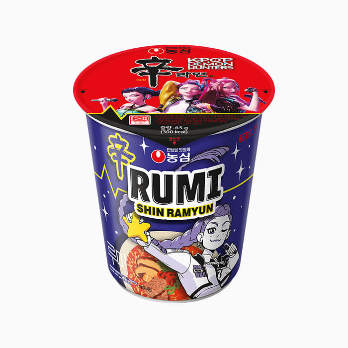 K-POP Demon Hunters x KDH Special Package Limited Edition – Shin Ramyun Cup 65g x 6 pcs Set