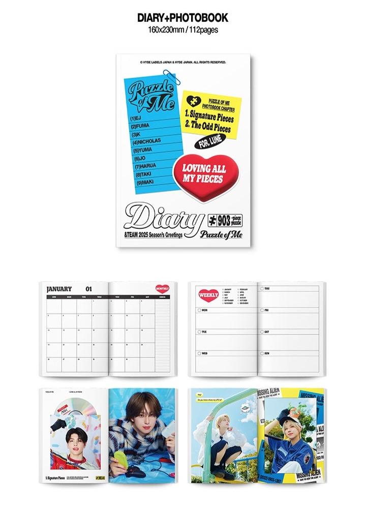 &TEAM - 'Puzzle of Me' 2025 SEASON'S GREETINGS (Unsealed)