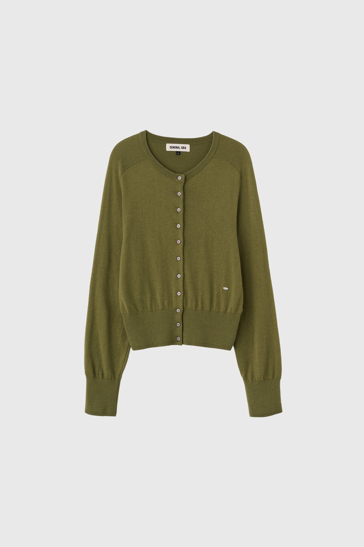 GENERAL IDEA -   WOMAN Signature Crewneck Cardigan