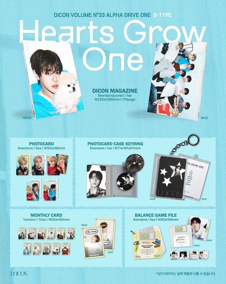 DICON VOLUME N°33 ALPHA DRIVE ( DRIVE THE YOUTH / HEARTS GROW ONE ) Magazine