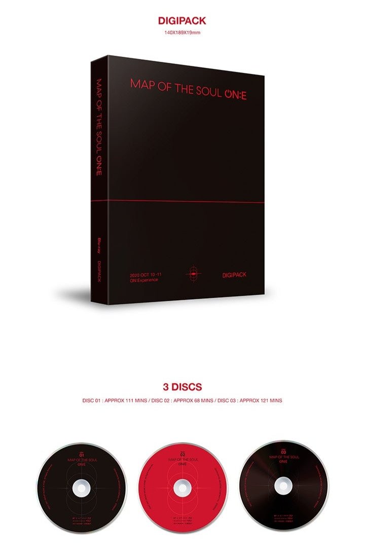 BTS MAP OF THE SOUL ON:E BLU-RAY