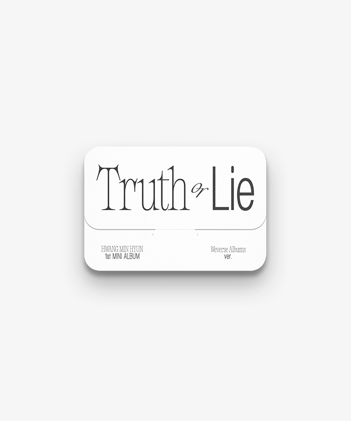HWANG MIN HYUN - 'Truth or Lie' - 1st MINI ALBUM