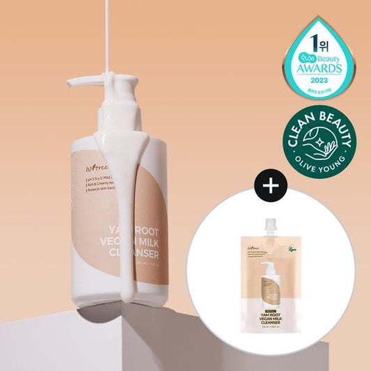 Isntree Yam Root Vegan Milk Cleanser 220ml (+Refill 100ml)