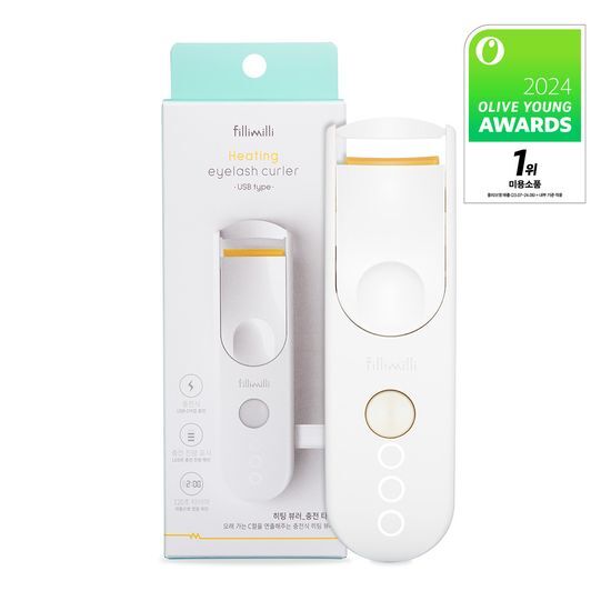 Fillimilli Heated Eyelash Curler – Rechargeable Type