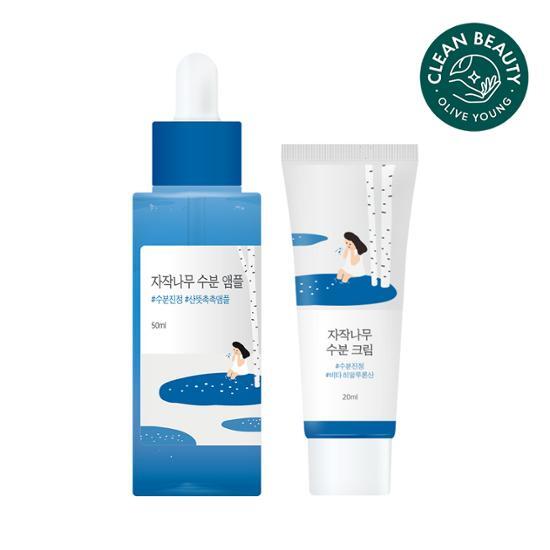 Round Lab Birch Moisture Ampoule 50ml (+ Cream 20ml)