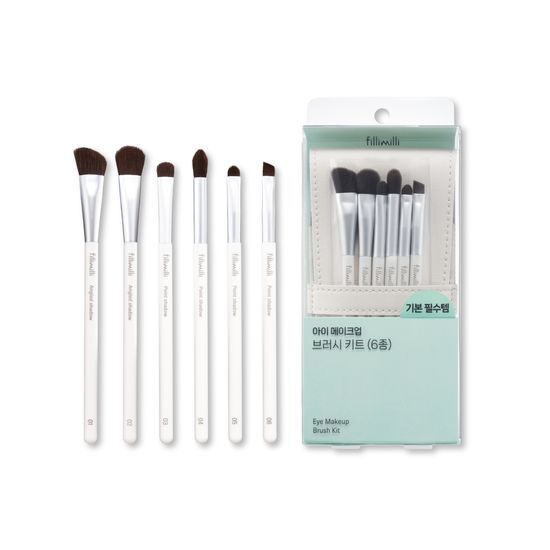 Fillimilli Eye Makeup Brush Kit (6-piece set)