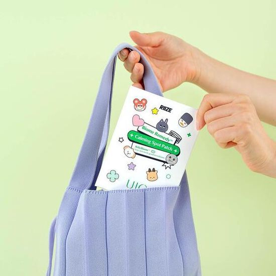 Riize x UIQ Biome Remedy Calming Spot Patch Set (Folder Mirror + 96 Patches)