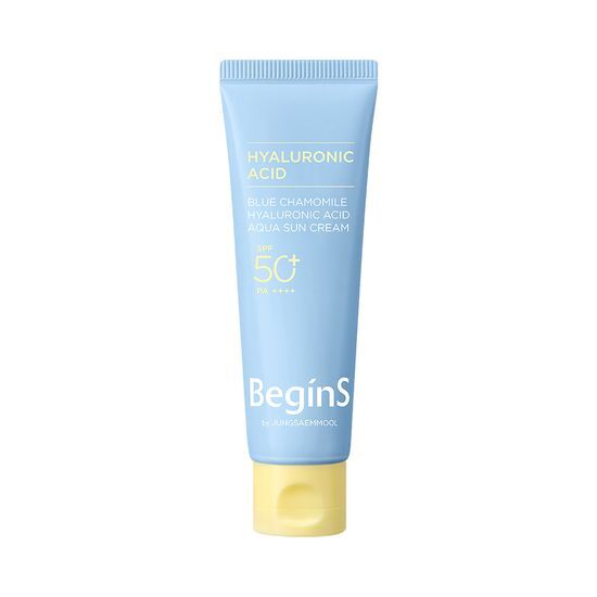 Begins by Jung Saem Mool Blue Chamomile Hyaluronic Acid Moisture Sun Cream 50ml