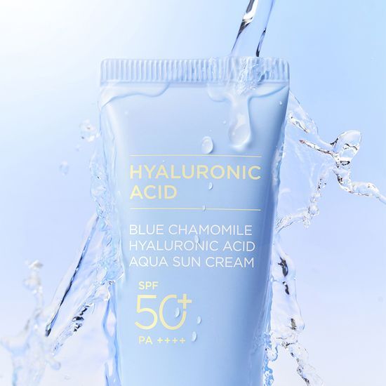 Begins by Jung Saem Mool Blue Chamomile Hyaluronic Acid Moisture Sun Cream 50ml
