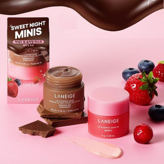 Laneige Lip Sleeping Mask EX Berry 8g+Chocolate 8g Special Set