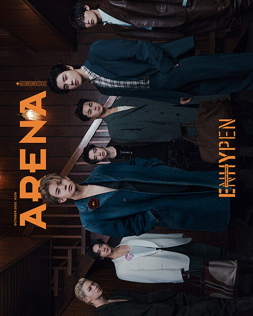 Arena Homme+ Magazine October 2025 Cover: ENHYPEN
