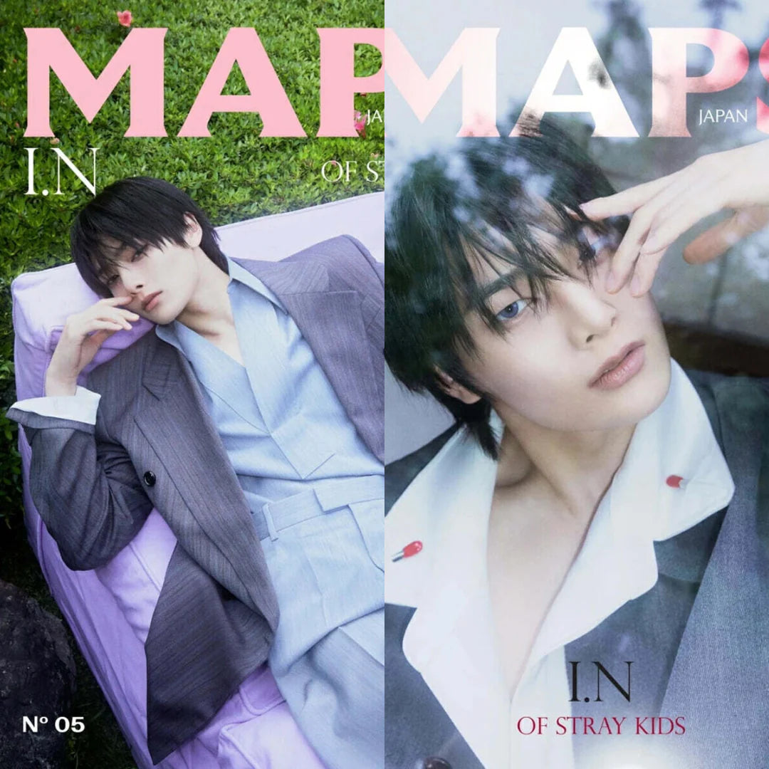 MAPS MAGAZINE No.5 SUMMER ISSUE COVER : Stray Kids I.N SET