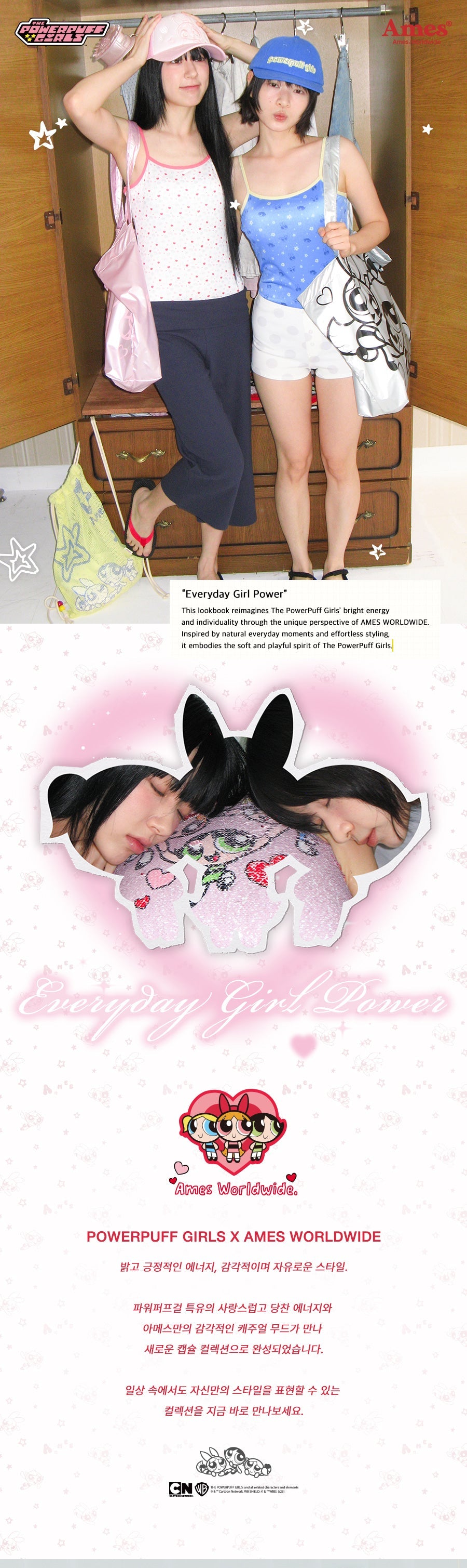 Ames Worldwide X PowerPuff Girls Glossy Big Bag
