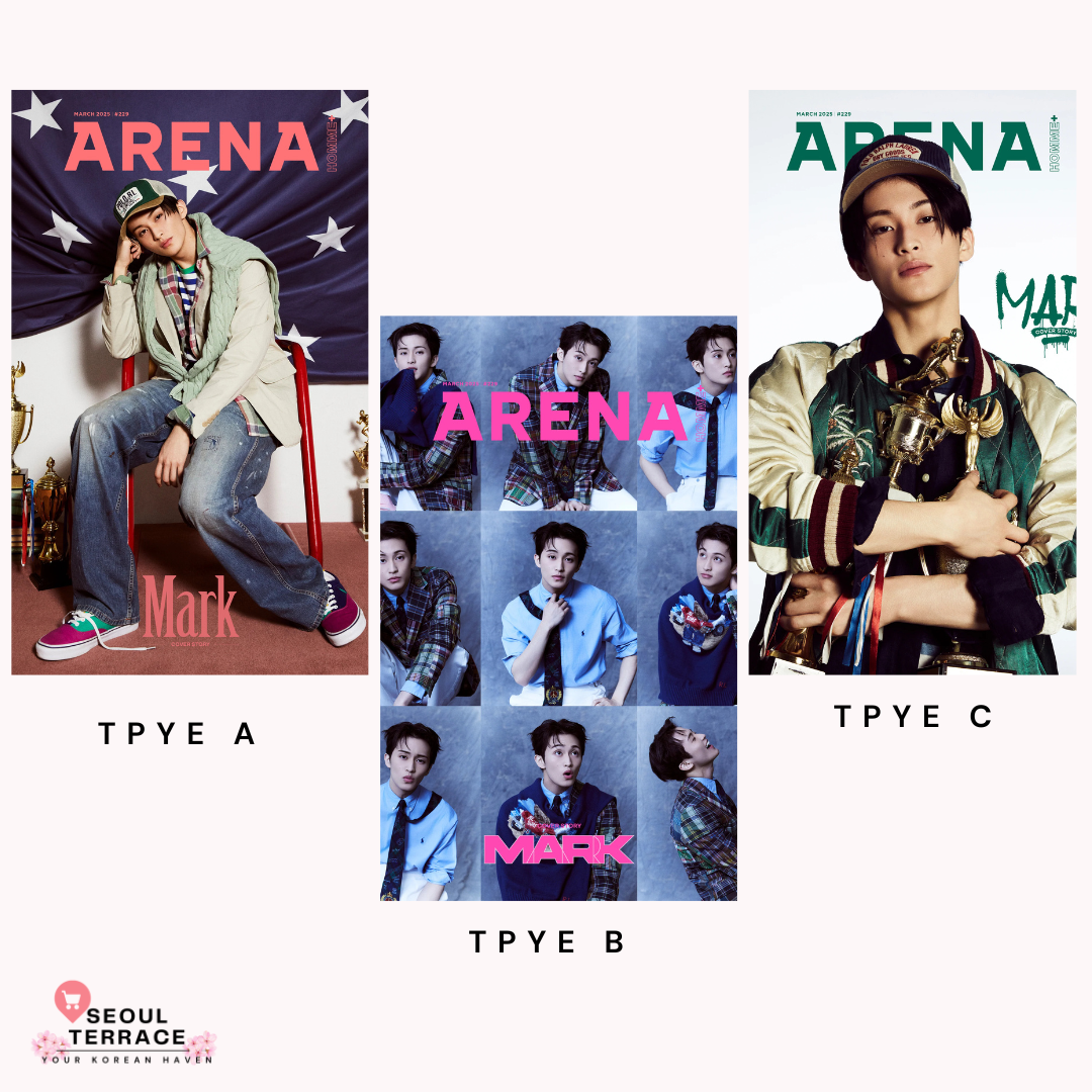 ARENA HOMME+ KOREA MAGAZINE (COVER: NCT MARK LEE) MARCH 2025 ISSUE