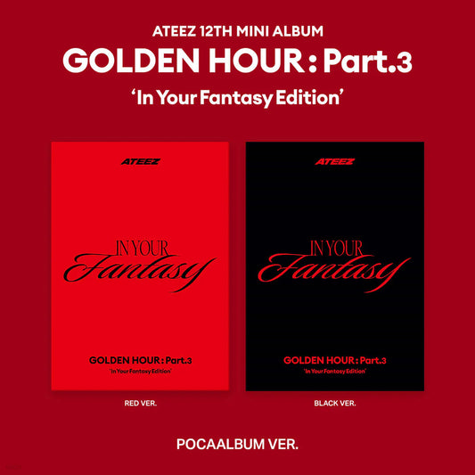 ATEEZ - 12th Mini Album GOLDEN HOUR : Part.3 'In Your Fantasy Edition' (POCAALBUM)