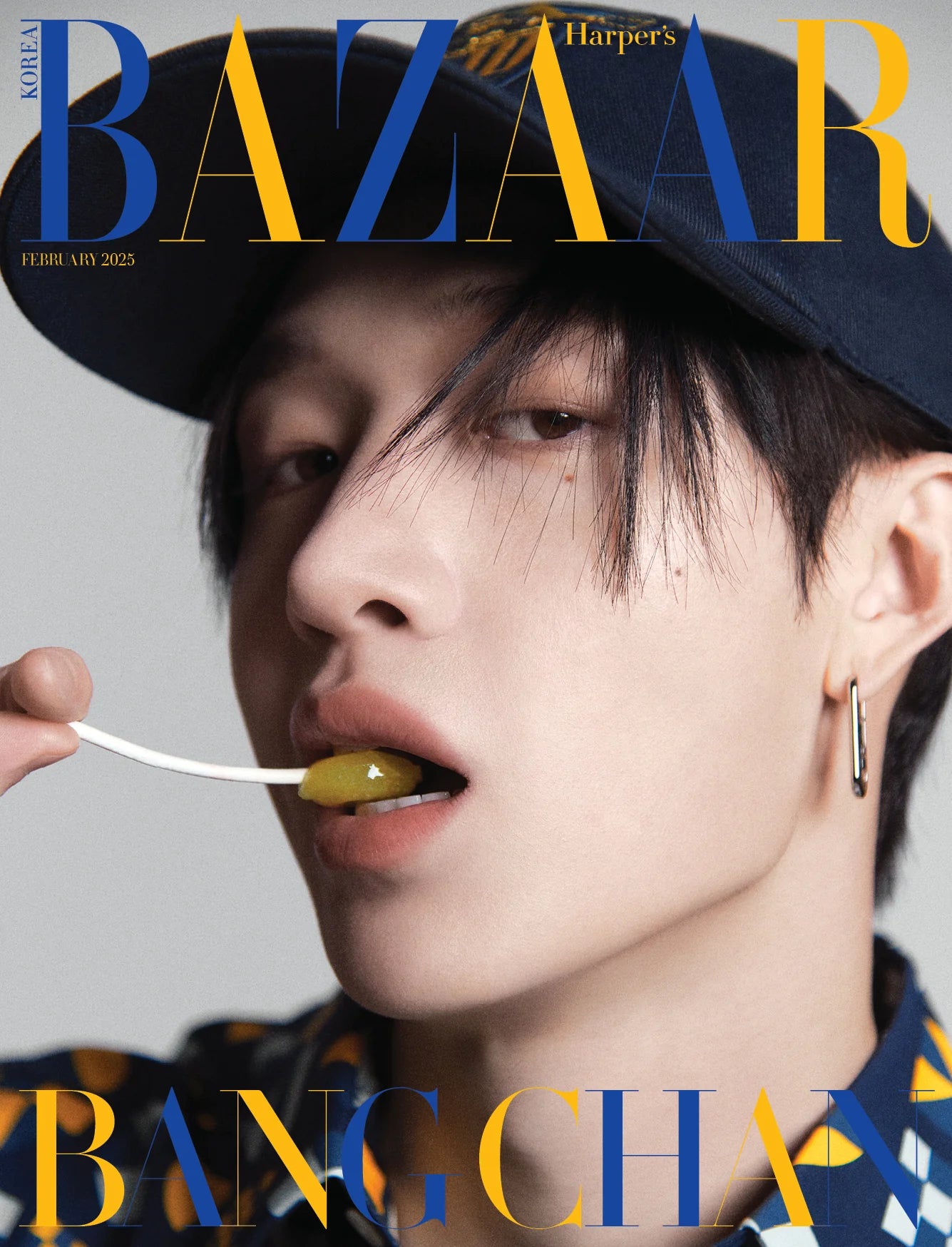 HARPER'S BAZAAR KOREA MAGAZINE February 2025 (Stray Kids) BANG CHAN