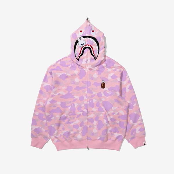 A Bathing Ape BAPE X Stray Kids SHARK FULL ZIP HOODIE