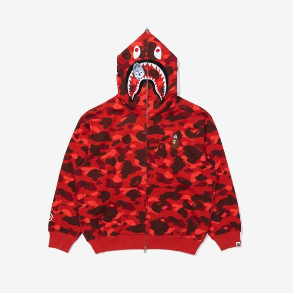 A Bathing Ape BAPE X Stray Kids SHARK FULL ZIP HOODIE