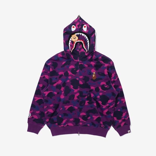 A Bathing Ape BAPE X Stray Kids SHARK FULL ZIP HOODIE