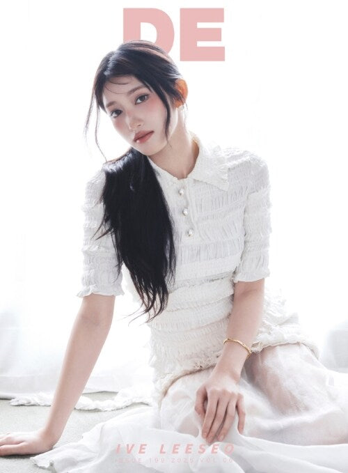 DELING Magazine July 2025 issue Cover: IVE Leeseo + Photocards