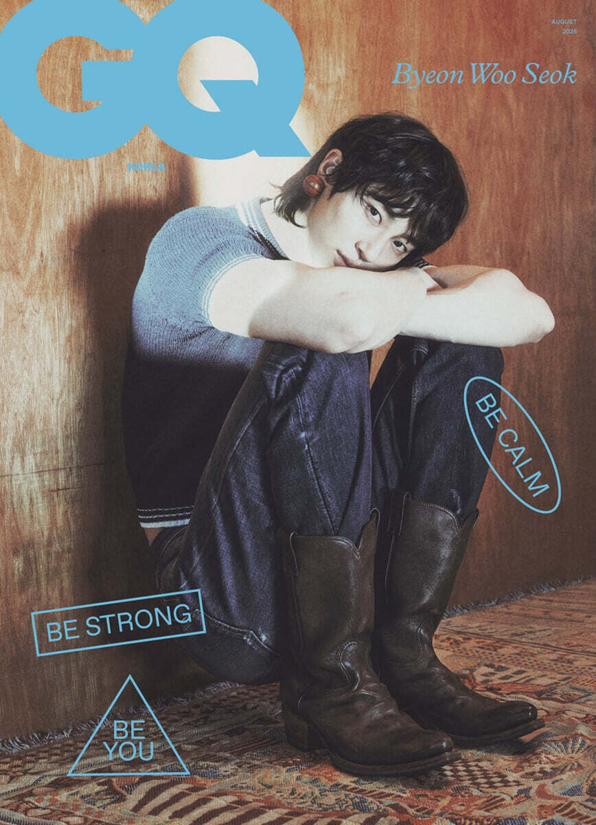 GQ KOREA MAGAZINE AUGUST 2025 COVER : BYEON WOO SEOK