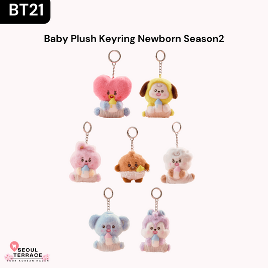 BT21 Baby Plush Keyring Newborn Season2