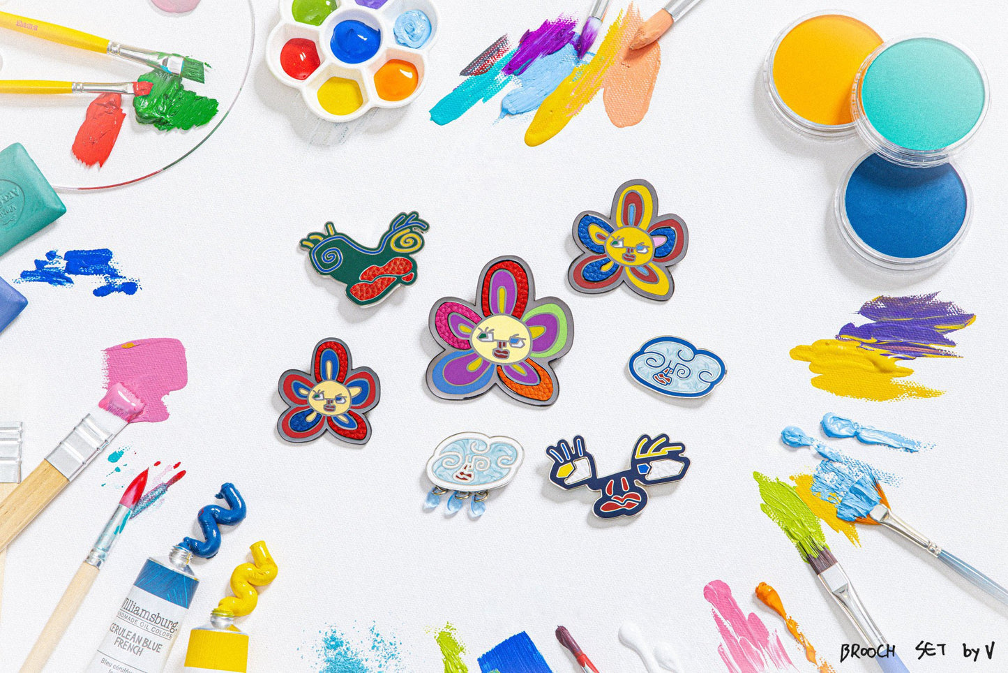 [Artist Made Collection by BTS V BROOCH SET