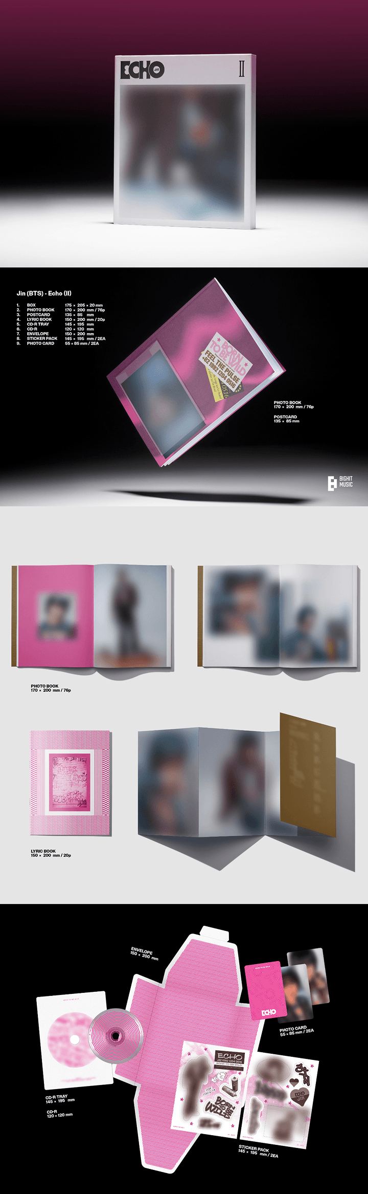 BTS JIN 2nd Solo Album 'Echo'