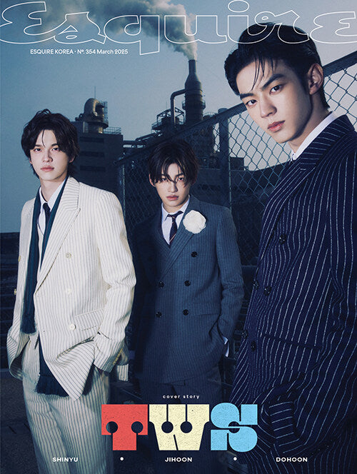 ESQUIRE KOREA MAGAZINE Cover: (TWS) Tours Shin Yoo, Ji Hoon, Do Hoon MARCH 2025