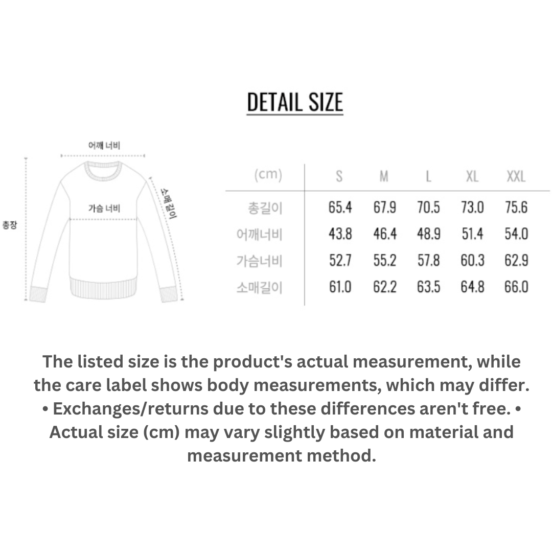 Byeon Wooseok x GIORDANO NEW Print Man to Man (Common) Mid-Gray