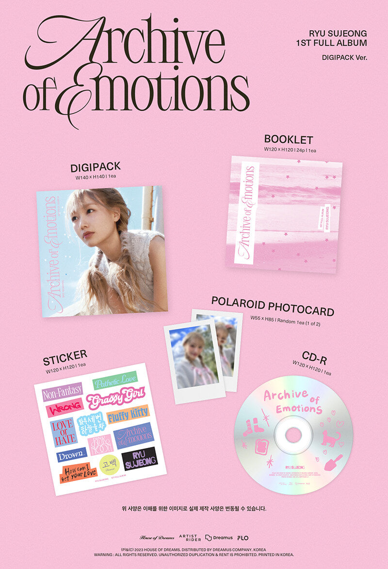 Ryu Su-jeong - Archive of Emotions 1st Album