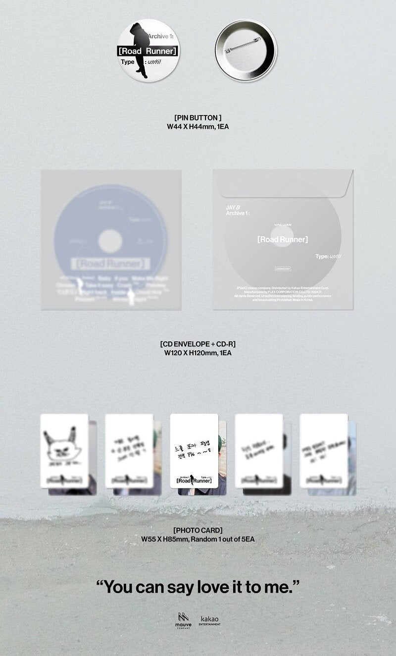GOT7 JAY B - Road Runner - 1st Album