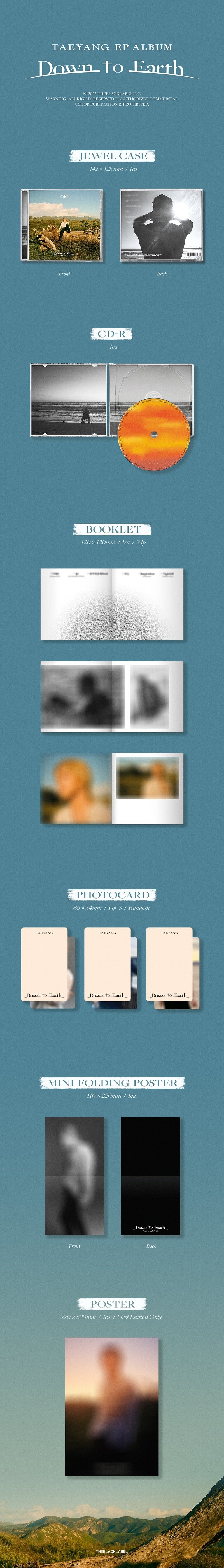 BIGBANG - 'Down to Earth' EP Album