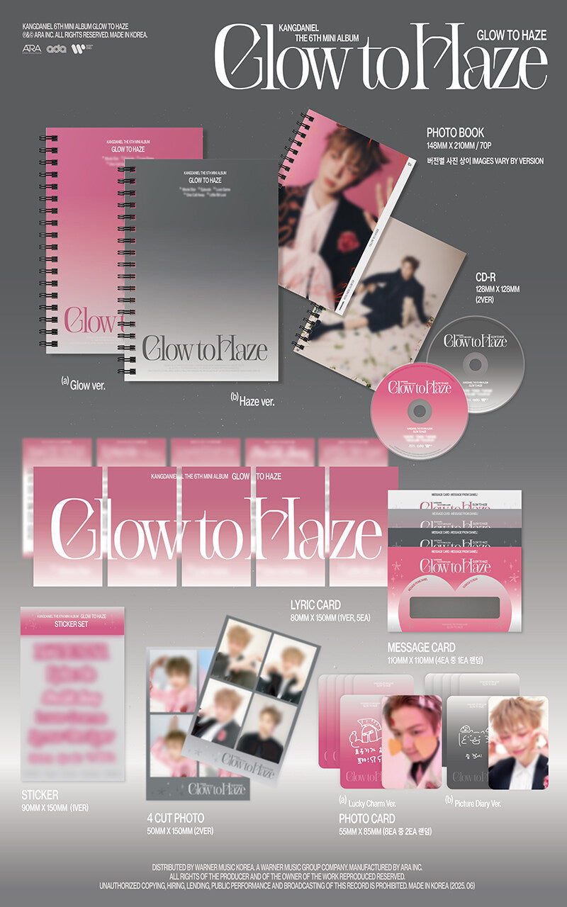 Kang Daniel - Mini 6th Album Glow to Haze
