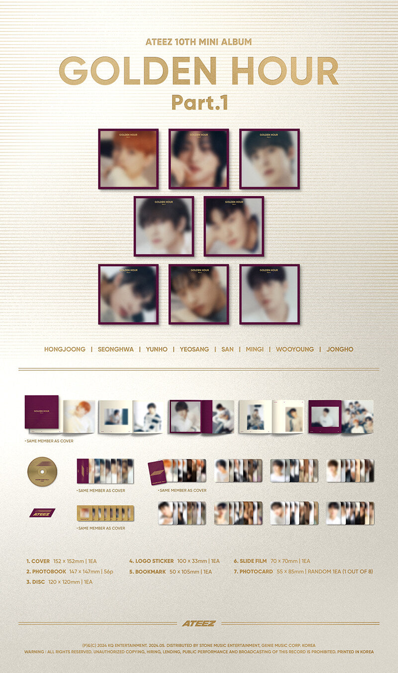 Ateez - GOLDEN HOUR: Part.1 - 10th Mini Album