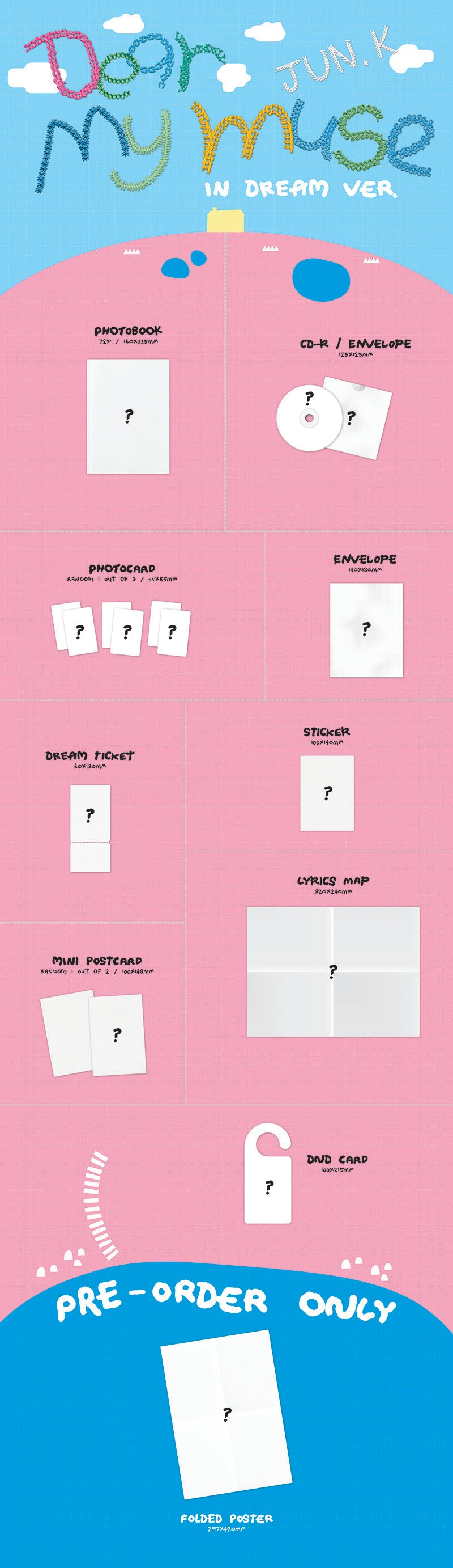2PM JUN.K - 'Dear My Muse' 4th Mini Album 'Dear My Muse' (w/ Pre-order Gift)