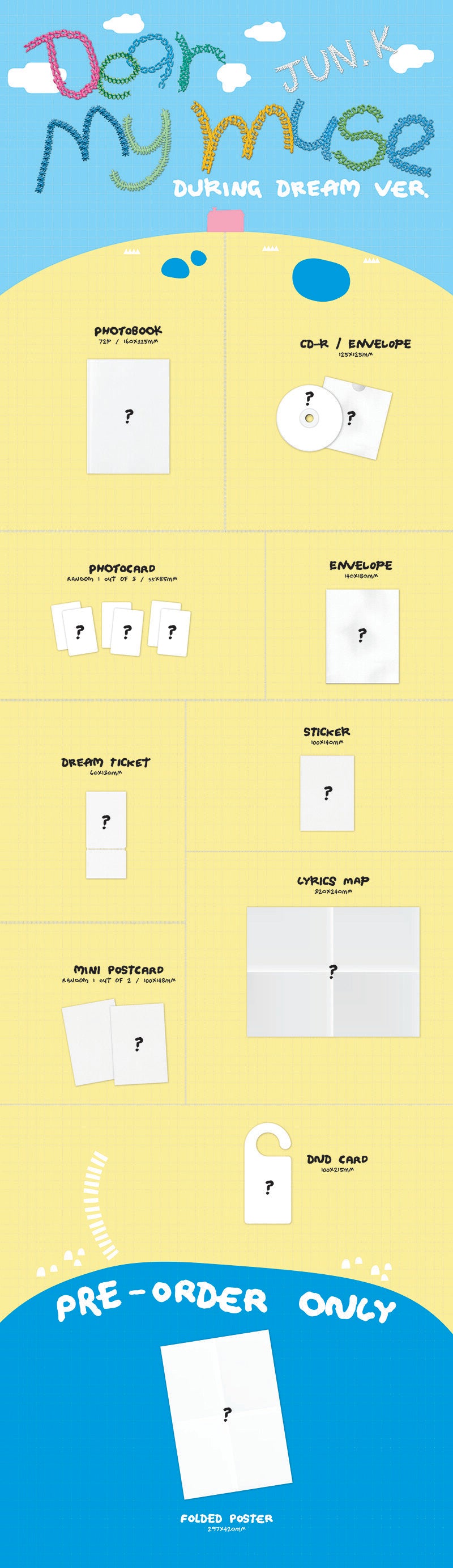 2PM JUN.K - 'Dear My Muse' 4th Mini Album 'Dear My Muse' (w/ Pre-order Gift)