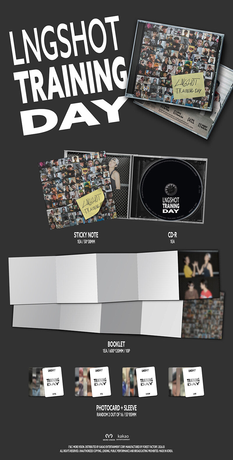 LNGSHOT - EP ALBUM TRAINING DAY (LIMITED EDITION)