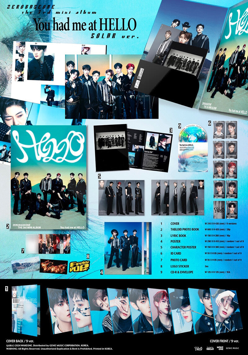 ZEROBASEONE - You had me at HELLO 3rd Mini Album