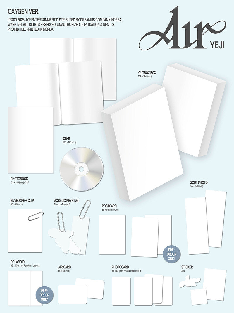 ITZY Yeji - Air (1st Solo Album)